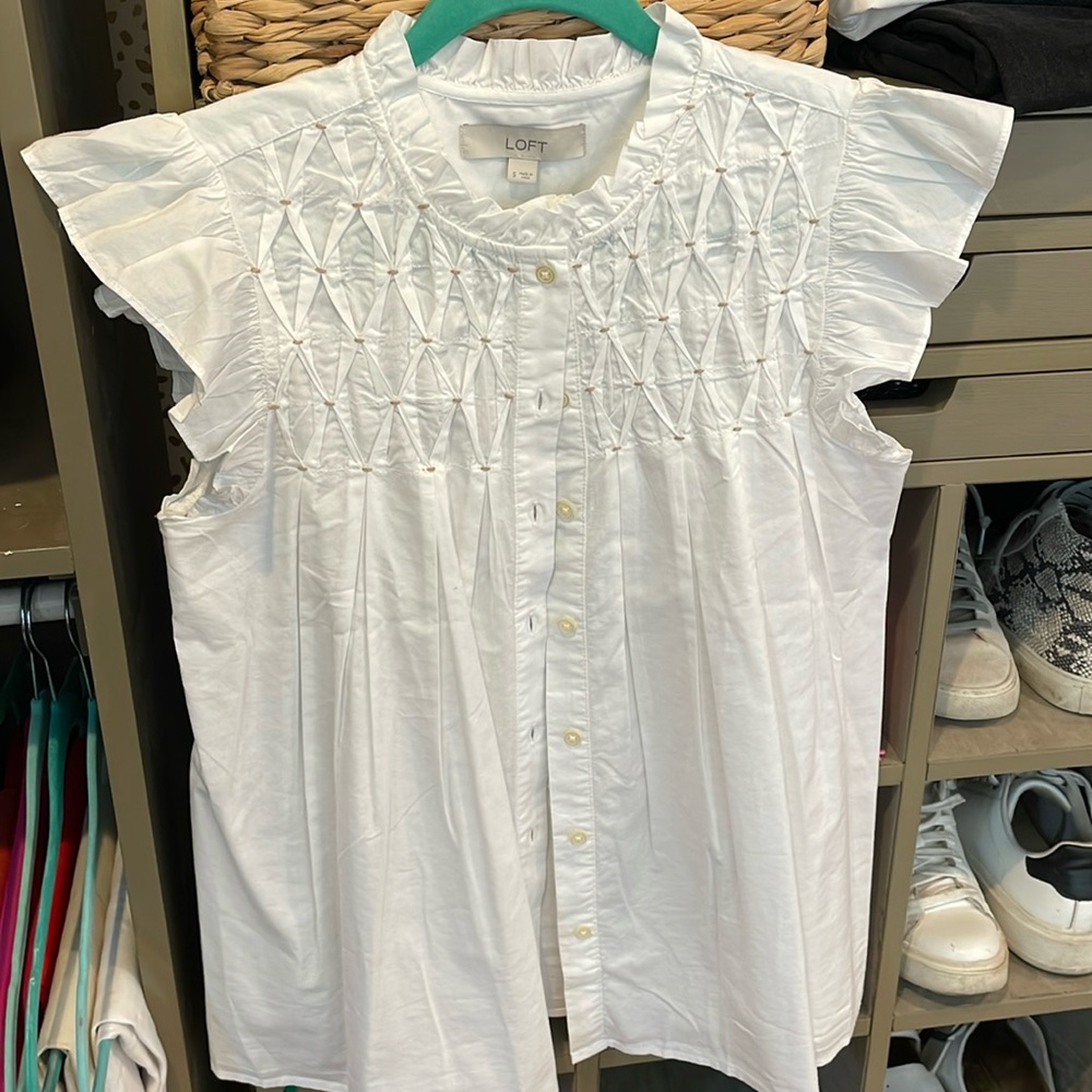LOFT cotton blouse